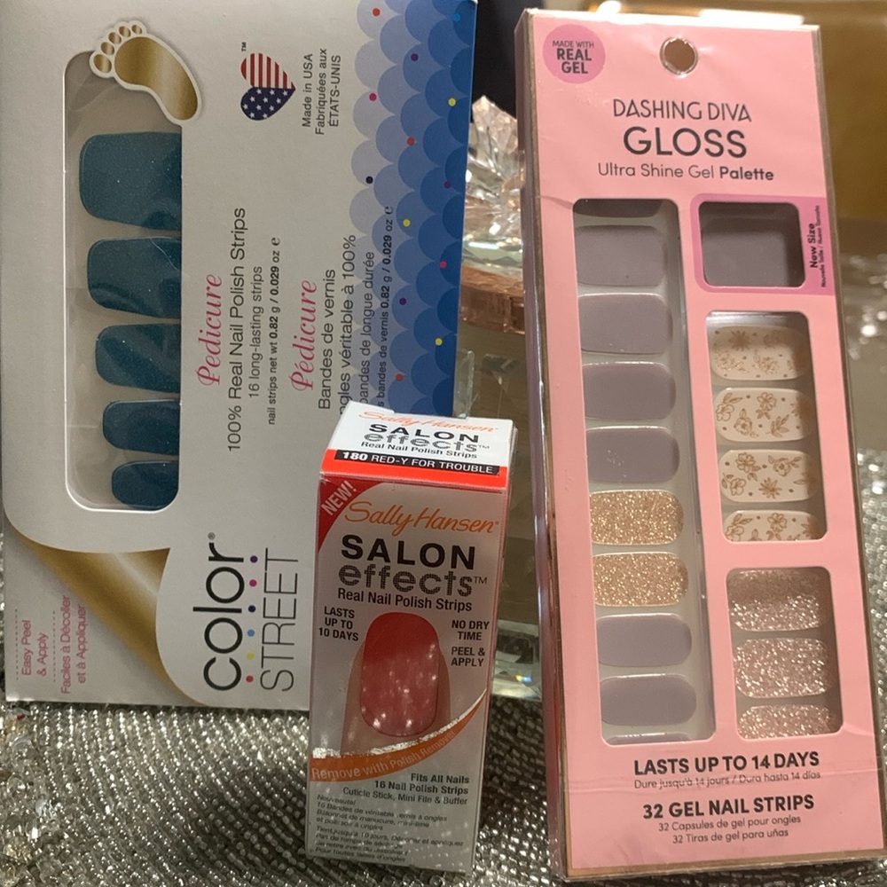 Bundle DASHING DIVA /SALON EFFECTS/COLOR STREET NWT